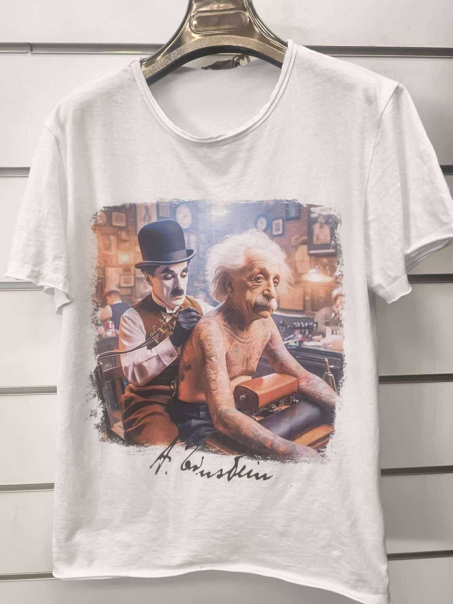 Tričko „Einstein x Chaplin“