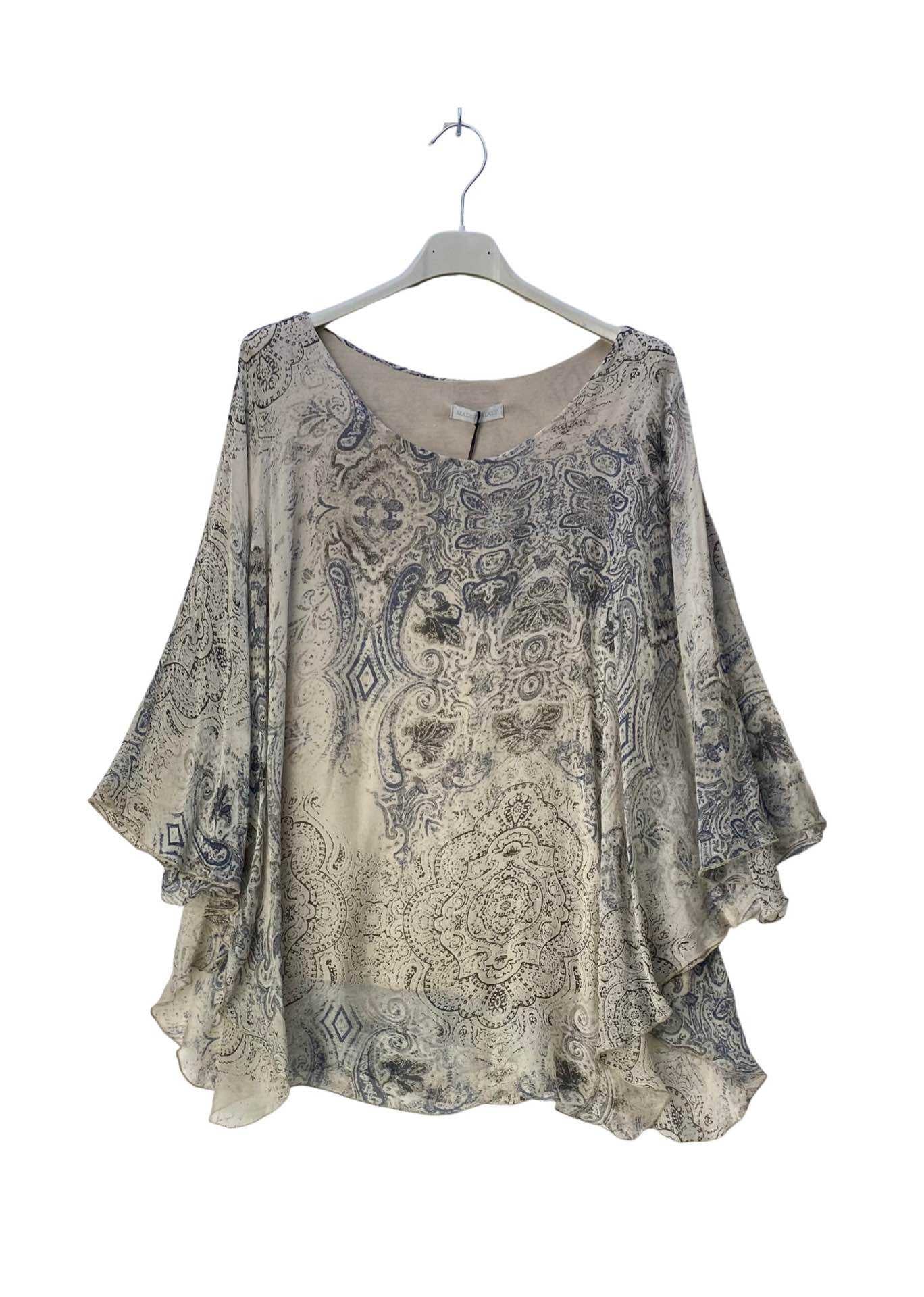 Hedvábná halenka „Boho Breeze“