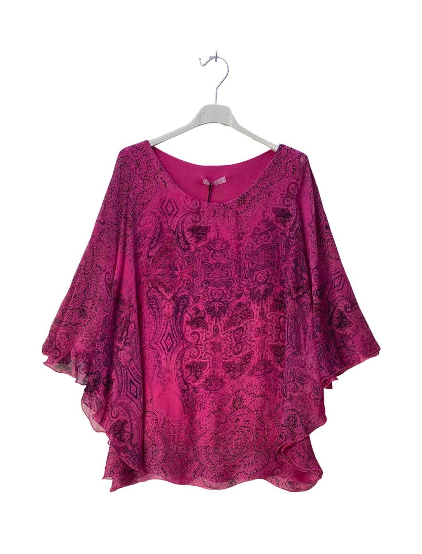 Hedvábná halenka „Boho Breeze“