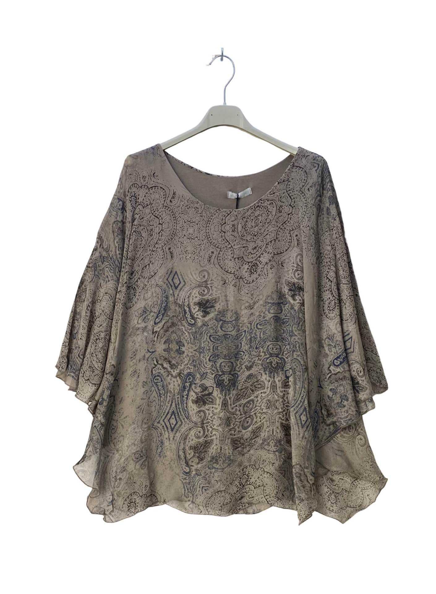 Hedvábná halenka „Boho Breeze“