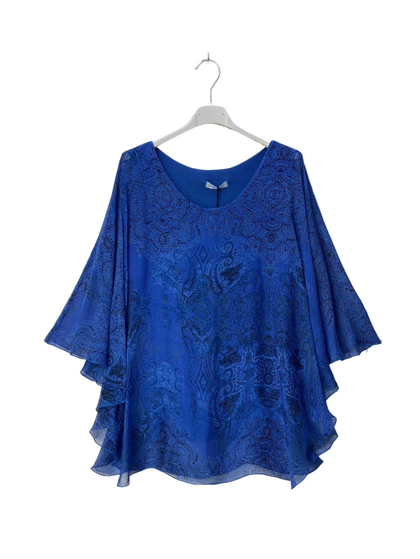 Hedvábná halenka „Boho Breeze“