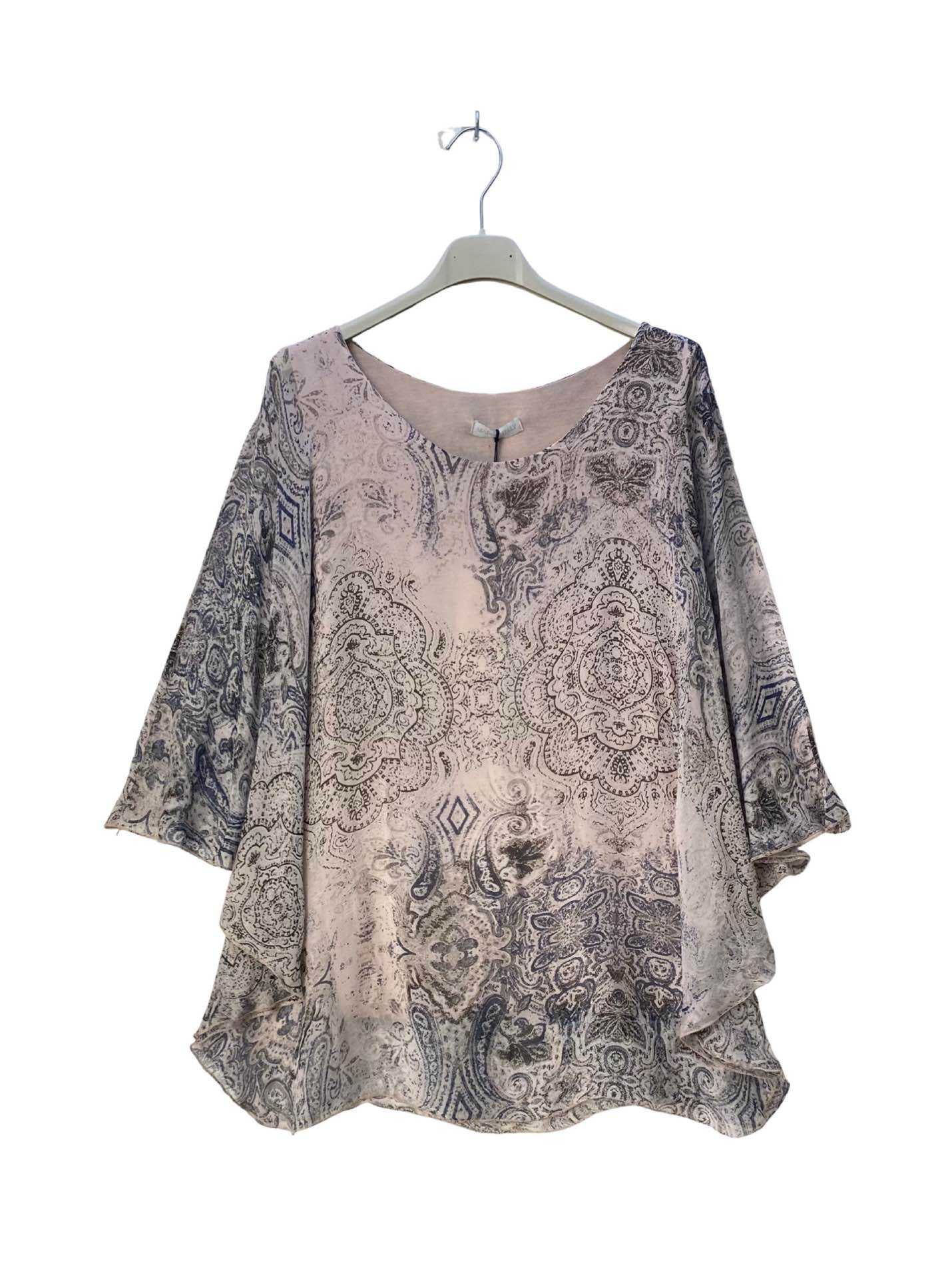 Hedvábná halenka „Boho Breeze“