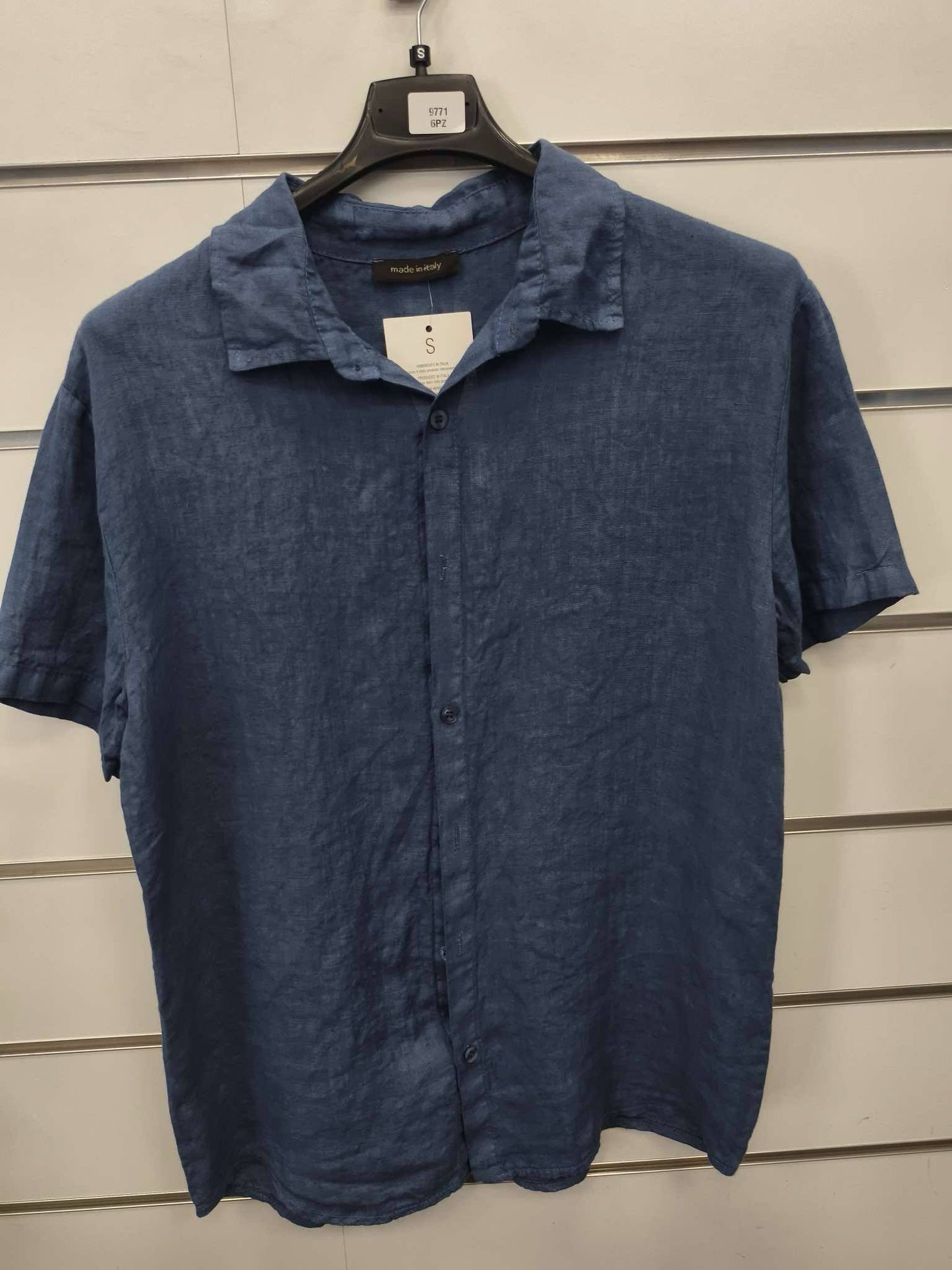 pánská lněná košile „Pure Linen“ krátký rukáv