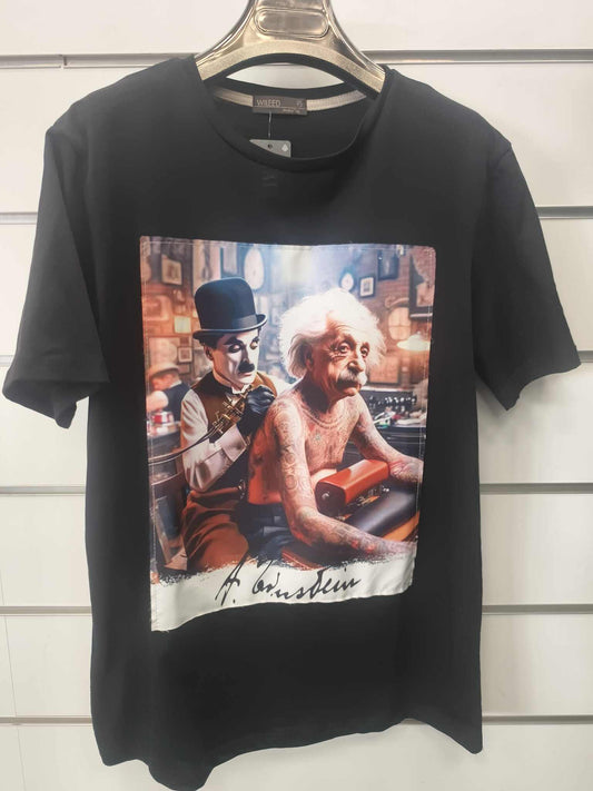 Tričko „Einstein x Chaplin“